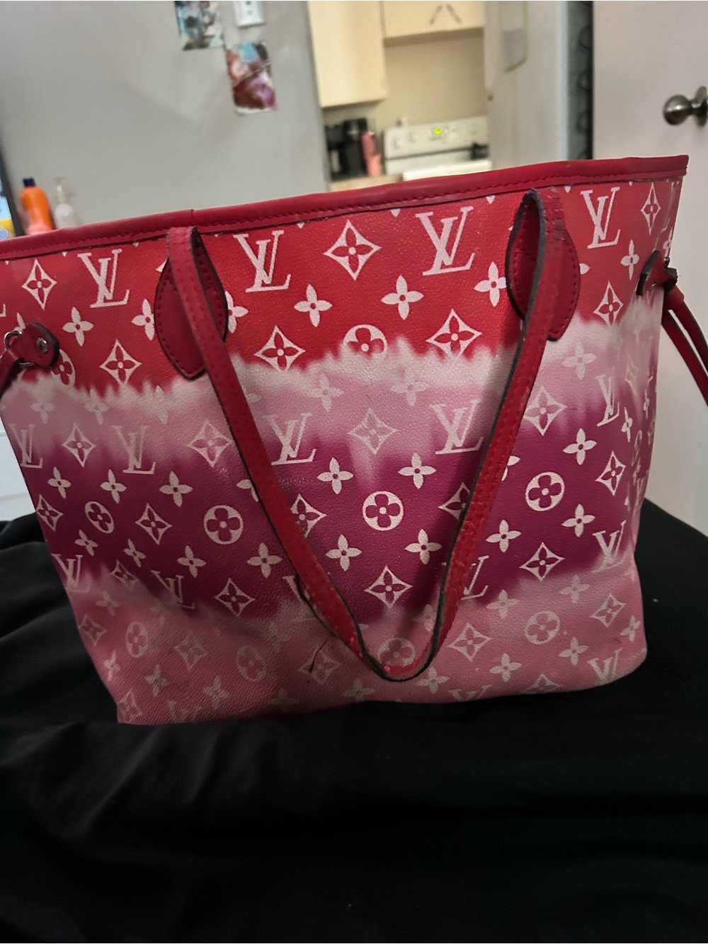 Louis Vuitton Pink Ombre Monogram Tote